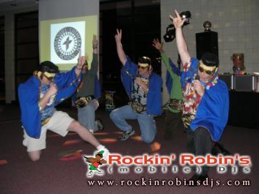 Flying Elvis costumes by Rockin' Robin Djs