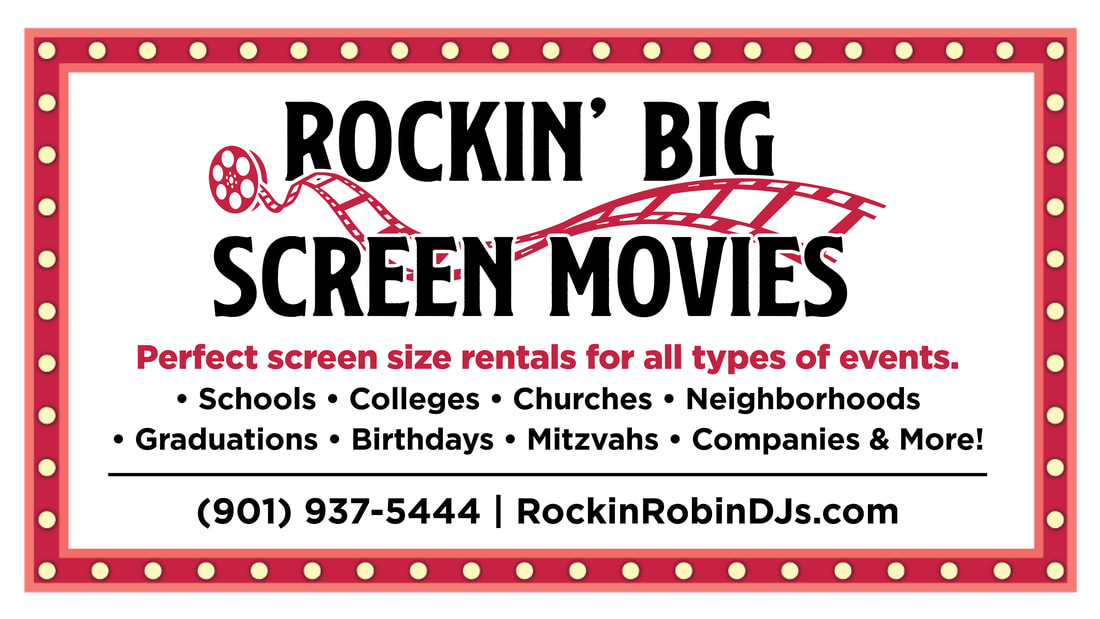 Inflatable screen by Rockin' Robin Djs